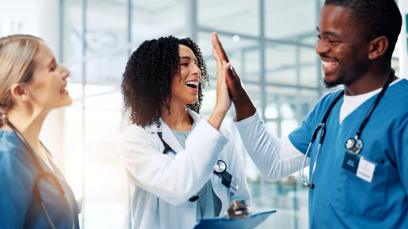 doctor and nurse on shift