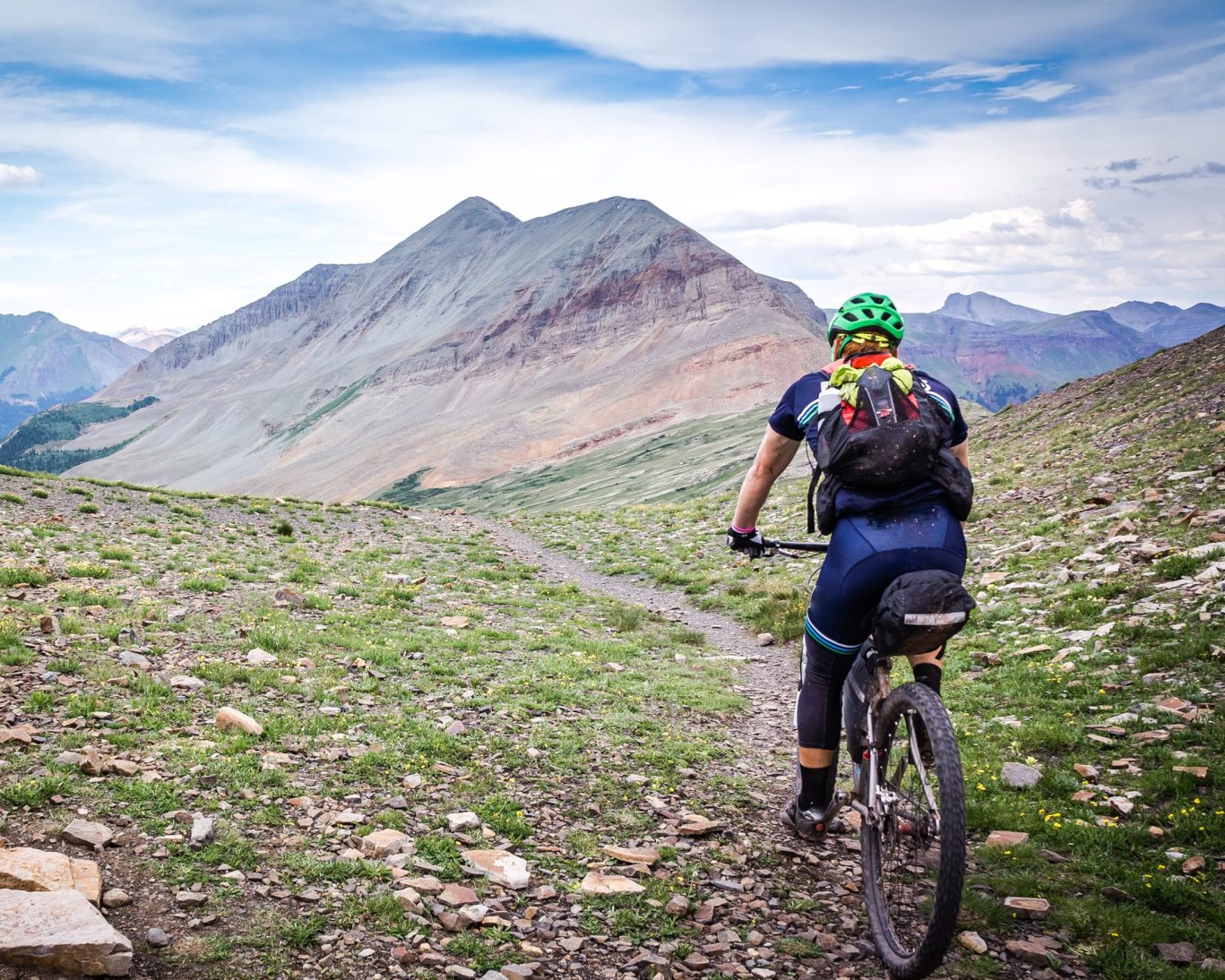Mountain biking Colorado.