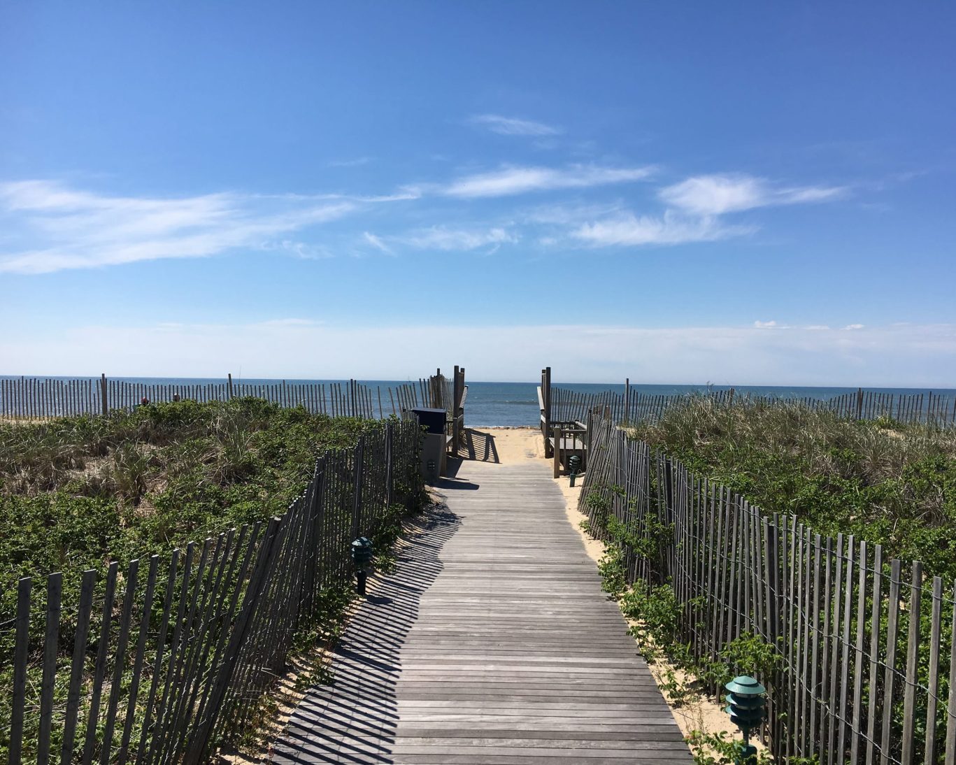 Beach and Boardwalk.