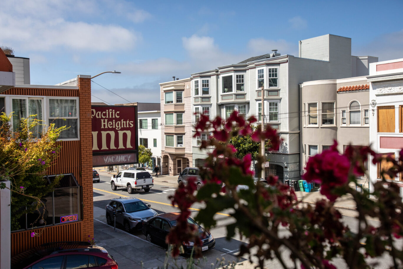 Hotel exterior street view