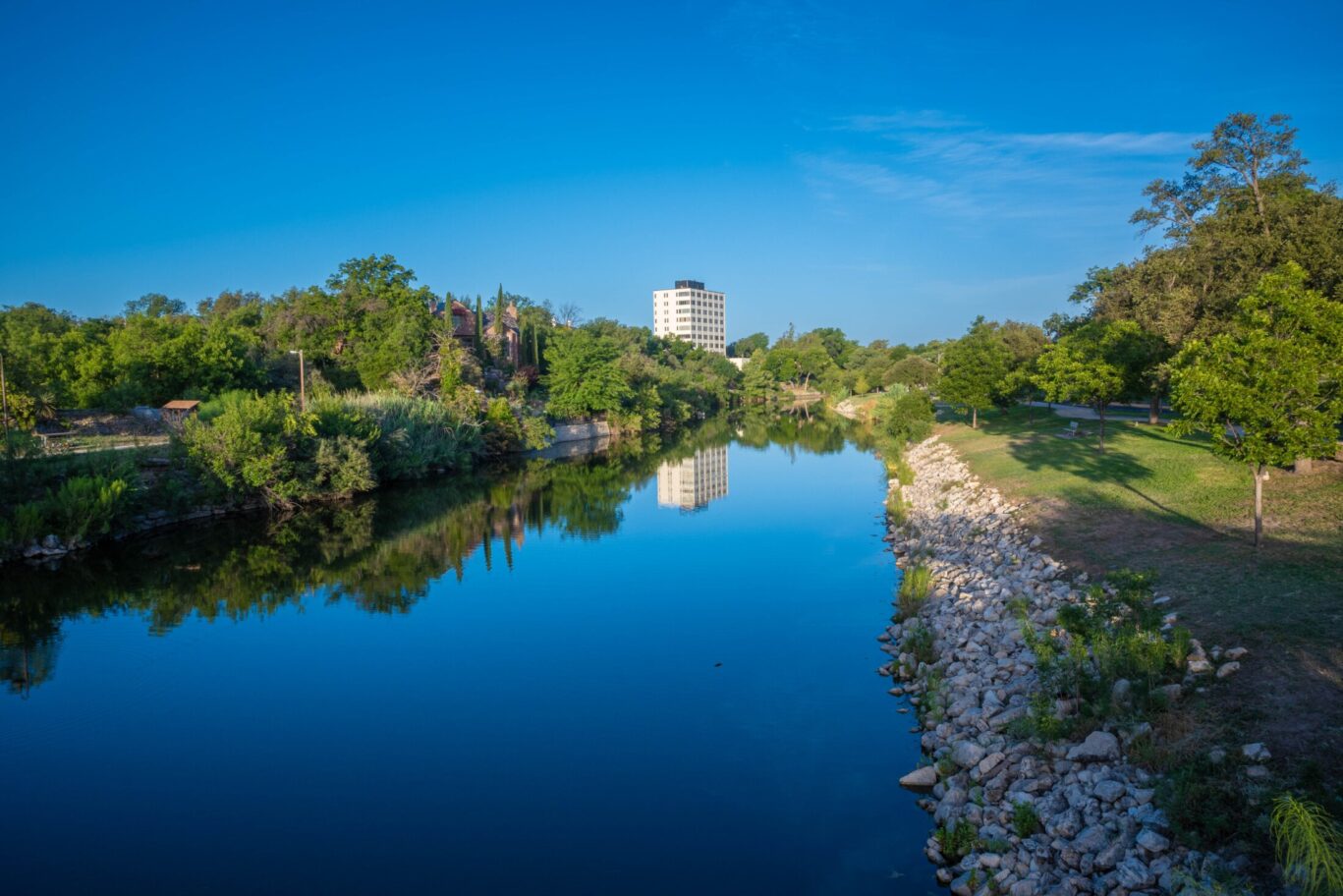 san angelo river landscape